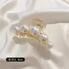 Pinza para el pelo de perlas, pinza de garra pequeña para la nuca, pinza de verano para mujer, pinza de tiburón, accesorio para el pelo, accesorio para el pelo coreano