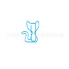 Venta al por mayor del fabricante Clip para papel de Árbol de Navidad Creativo, Trébol de Cuatro Hojas, Perro Dachshund, Animal de Dibujos Animados, Gato Sentado Clip para Papel
