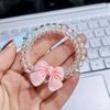 Anillo para el pelo de línea telefónica Sanrio, Dibujos animados, Alta elasticidad, Dulces accesorios para el cabello, Pulsera de doble uso para novia, Cuerda para la cabeza de mujer estilo Mori