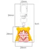 Varita Mágica de Dibujos Animados Brillante para Niña, Estuche para Teléfono Móvil de Crema DIY, Accesorios de Resina, Llavero Hecho a Mano, Material para Joyería