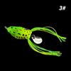 Nueva rana de simulación Thunder Frog, cebo negro con lentejuelas y anzuelo doble Thunder Frog, cebo falso Thunder Frog modificado, venta al por mayor