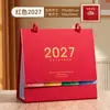 Calendario de Escritorio Nuevo Estilo 2027 Calendario Personalizado Adorno de Escritorio de Oficina Cuaderno Calendario Mensual Impresión de Publicidad Corporativa LOGOTIPO