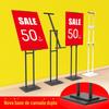 Suporte de Exibição em KT Painel de Publicidade Vertical de Chão Suporte de Cartaz Suporte de Sinalização de Água Sinalizador Guia Suporte de Promoção