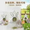Bolsa Alimentadora de Pasto para Conejos, Gran Capacidad, Engrosada, Resistente al Desgaste, Anti-Desperdicio, Adecuada para Cobayas, Chinchillas, Hámsters y Ardillas
