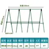 Hastes de Suporte para Plantas Revestidas de Plástico para Construção de Estruturas de Treliça, Tubos de Aço para Vegetais para Plantas Trepadeiras, Feijões, Tomates, Pepinos, Extra Grandes