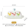 Serie de vajilla Pollo de Pascua Tazón y Plato. Fábrica de Origen Admite Dropshipping de Vajilla de Pascua de Grado Alimenticio