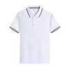 Nueva camisa polo de verano loka de manga corta con solapa logo personalizado grupo de negocios ropa de trabajo bordado para hombre venta al por mayor