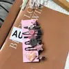 Versión Coreana Ins Tiktok Nuevo Pasador de Mariposa con Pedrería y Perlas Moda Simple Juego de 5 Piezas Pinza para el Cabello Set de Pinzas Laterales