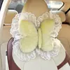 Soporte Cruzado para Cabeza y Cintura de Coche con Lazo Creativo, Nuevo Producto Transfronterizo, Cojín de Asiento de Coche, Almohada para el Cuello, Cojín de Felpa para Soporte Lumbar de Coche