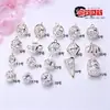 Accesorios Huecos de Zirconia Microincrustada en Oro de 14K, Cuentas Redondas de Zirconia para Pulseras, Accesorios para Joyería DIY, Collares y Aretes