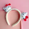 Diadema de Felpa para Niñas Sanrio Melody Gui Dog Lavar la Cara Borde Ancho No se Inclina Linda Diadema para la Cabeza de Dibujos Animados