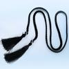 Cadena de Cintura Tejida 2022 K600 Estilo Casual Cuerda Decorativa de Cintura con Nudo para Mujer