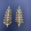Folha Antiga Metal Flor Peça Joias Acessórios Material DIY Roupas de Casamento Acessórios para Leque