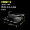 Caja de Almacenamiento de Cosméticos de Escritorio Rack de Exhibición Transparente Acrílico Organizador de Tocador para Labiales Esmaltes de Uñas Estantería Escalera
