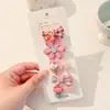 Genio de la Lluvia Dibujo Animado Lindo Tela de Bolsa Completa No Golpea el Cabello del Bebé Pinza para el Cabello Flor Rota Lazo de Flor Pinza para el Cabello de Bebé Traje Pinza para el Cabello Roto