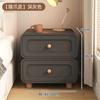Mesa de Cabeceira em Madeira Maciça Estilo Creme Quarto de Casa Mesa de Cabeceira Moderna Simples Mesa de Cabeceira Criativa Infantil Novo Estilo 2025