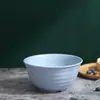 Tigela de Arroz de Palha de Trigo Tigela de Sopa Japonesa Tigela de Ramen Comercial Espessada Tigela de Salada Tigela de Arroz Doméstica Tigela Pequena Louça Atacado