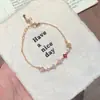 Pulsera de Trébol de Cuatro Hojas con Diamantes de Colores 2026 Más Vendida para Mujer, Nuevo Estilo Ins, Joyería Exquisita, Fresca, Dulce y de Moda