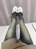 Calça jeans flare rasgada estilo retrô americano para mulheres, calça bootcut justa de cintura alta plus size para senhoras plus size