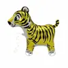 Carrito infantil con luces y para tirar, con globos de papel de aluminio, diseños de gato, elefante, león, suministro al por mayor para mercados nocturnos, superventas
