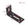Soporte de Ángulo de Hierro Engrosado Soporte de Pared para Gabinete de Ángulo Recto Hierro Angular 90 Fijación Fijador Estante Conector Triangular Refuerzo Recubrimiento en Polvo