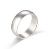 Anillo de acero inoxidable chapado en oro de 18 quilates para mujer, sencillo, básico, combinable, de gran venta transfronteriza entre Europa y América.