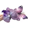 Atmósfera Estilo Vacaciones de Verano Dulce Simulación Magnolia Pasador Pasador Accesorios para el Cabello Pinza Lateral Foto Flor para la Cabeza Playa Flor en el Cabello Flor