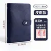 Libro de Ahorros en Efectivo a6 Transparente con Candado Pinza para Dinero Álbum de Dinero Libro de Contabilidad del Hogar Bolsa de Almacenamiento Patrón Personalizable
