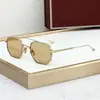Óculos de Sol Marbot Transfronteiriços Luxo Leve High-End Estilo Japonês Feito à Mão Quadrados Masculinos Modulares Metálicos Jmm Yake Férias Femininos
