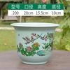 Vaso de Flor de Resina Espessado Imitação Cerâmica Casa Varanda Sala de Estar Planta Verde Roseira Árvore Frutífera Em Vasos Bandeja de Entrega em Lote Extra Grande