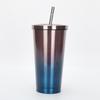 304 Copo Térmico de Aço Inoxidável de Camada Dupla com Canudo, Multicolorido, Amazon, Isolado a Vácuo, para Café, Personalizável