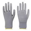 Guantes de nailon recubiertos de PU para mujer, duraderos para el trabajo, recubiertos de goma, sumergidos en goma, recubiertos en los dedos, protección laboral para fábrica electrónica, palma completa