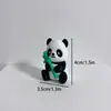 Transfronterizo Impreso en 3D Nuevo Modelo Panda Abrazando Bambú Tridimensional Dibujo Animado Lindo Adorno de Escritorio Decoración de Navidad Halloween