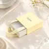 Caja de joyería extraíble con textura de papel perlado, caja de embalaje para joyería para pendientes, anillos, collares, caja de regalo, pulsera, caja extraíble de joyería
