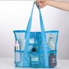 Amazon Transfronterizo Malla Portátil Bolsa de Playa Bolsa de Almacenamiento Portátil Viaje Natación Playa Bolsa de Malla Bolsa de Almacenamiento para Artículos de Tocador