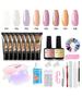 Set para Manicura Transfronteriza para Principiantes, Nuevo Set Completo de Gel de Extensión de Cristal, Set de Lámpara de Fototerapia, Recomendado por el Gerente de la Tienda