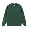 Sudadera de Color Sólido de Moda con Cuello Redondo y Estampado de Logo de 380g, Camisa Cultural para Reunión Anual de Grupo, Camisa Publicitaria, Chaqueta de Manga Larga Personalizada