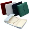 Caja de Regalo de Tres Piezas Doradas para Boda Caja para Collar de Perlas de Doble Apertura Caja de Regalo para el Día de la Madre Collar con Anillo de Perlas Pendientes