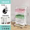 Estante de Armazenamento tipo Carrinho Lasker de Aço Carbono Espesso com 22 Tubos para Beleza e Cabeleireiro, Ferramentas de Ventosaterapia, Copo d'Água e Utensílios
