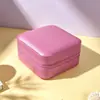 Caja de Joyería de Cuero PU Amazon Estuche de Joyería Portátil Caja de Empaque para Broches Anillos Collares Personalización en Lotes Pequeños