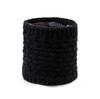 Bufanda invierno hombre protección cuello cuello bufanda tejida mujer forro polar cálida bufanda lana lisa combinable cortavientos