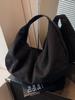 Bolso de Hombro Retro Popular Transfronterizo de Gamuza Escarchada 2025 Nuevo Casual Superficie Suave Gran Capacidad