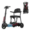 Nova Scooter Elétrica Dobrável Ultraleve, Triciclo Elétrico, Veículo Elétrico para Viagem de Idosos, Veículo Auxiliar de Mobilidade