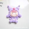 Irmã mais velha grande travestida desenho animado resina acessórios faça você mesmo Live Cola creme geladeira copo de água capinha de celular decoração de carro