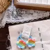 Pinza para el pelo con flor de tela de imitación colorida de verano para niñas, lindo clip BB de Plumeria atado a mano, clip lateral que no daña el elástico del pelo