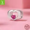 Yin Zi Yun Original Pulseira de Contas de Prata Esterlina S925 Estrela Pegada de Animal Trevo de Quatro Folhas Forma de Coração Contas para DIY