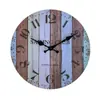 Relojes de Pared de Madera Serie Vintage de Moda Europea y Americana Transfronterizos para Comedor y Sala de Estar, Varios Estilos, Relojes de Imagen sin Marco, Venta al por Mayor desde el Fabricante