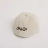 Boina Casual de Veludo Cotele Estilo Japonês para Crianças, Boné Bico de Pato para Meninas, Boné de Primavera e Outono para Crianças, Boné de Baseball para Meninos