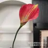Flores artificiais realistas de lírio-calla grande para decoração de casa, flores artificiais realistas de alta qualidade, adereços de casamento, buquês de noiva, atacado do fabricante