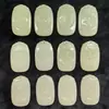 Colgante Animales del Zodiaco Doce Animales Material Viejo Boca Amarilla Ruoqiang Xinjiang Colgante de Jade Unisex Tallado a Mano